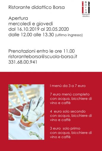 Ristorante didattico locandina 2